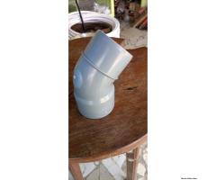 Coude pvc de 100 1/4