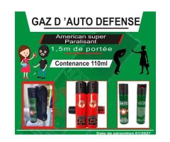Gaz d'auto defense