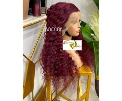 Perruque bordeaux - 3